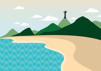 Copacabana Beach - Free vector #438429